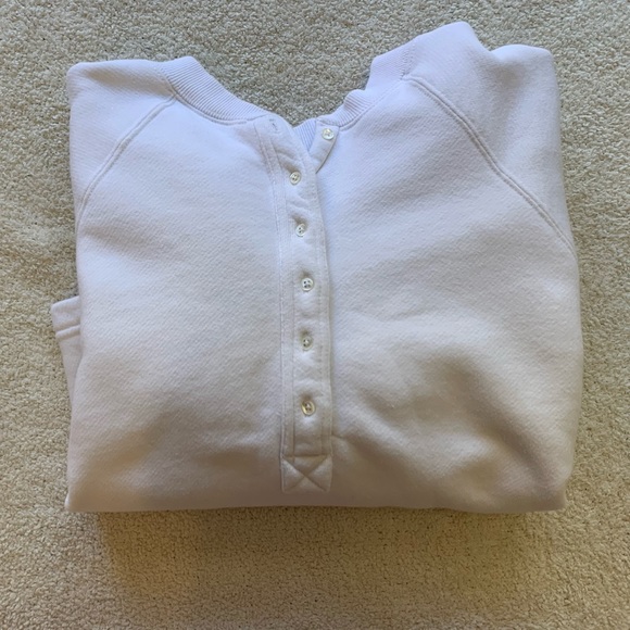 Marissa Web So Uptight Plunge Henley Sweatshirt - Picture 10 of 15